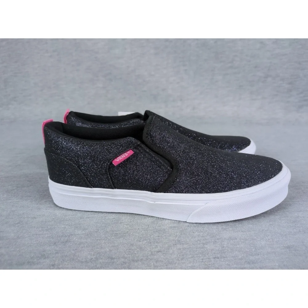 2x 👯♀️Host Pick⚡️Vans Asher Glitter Slip-on Shoes - Picture 4 of 16